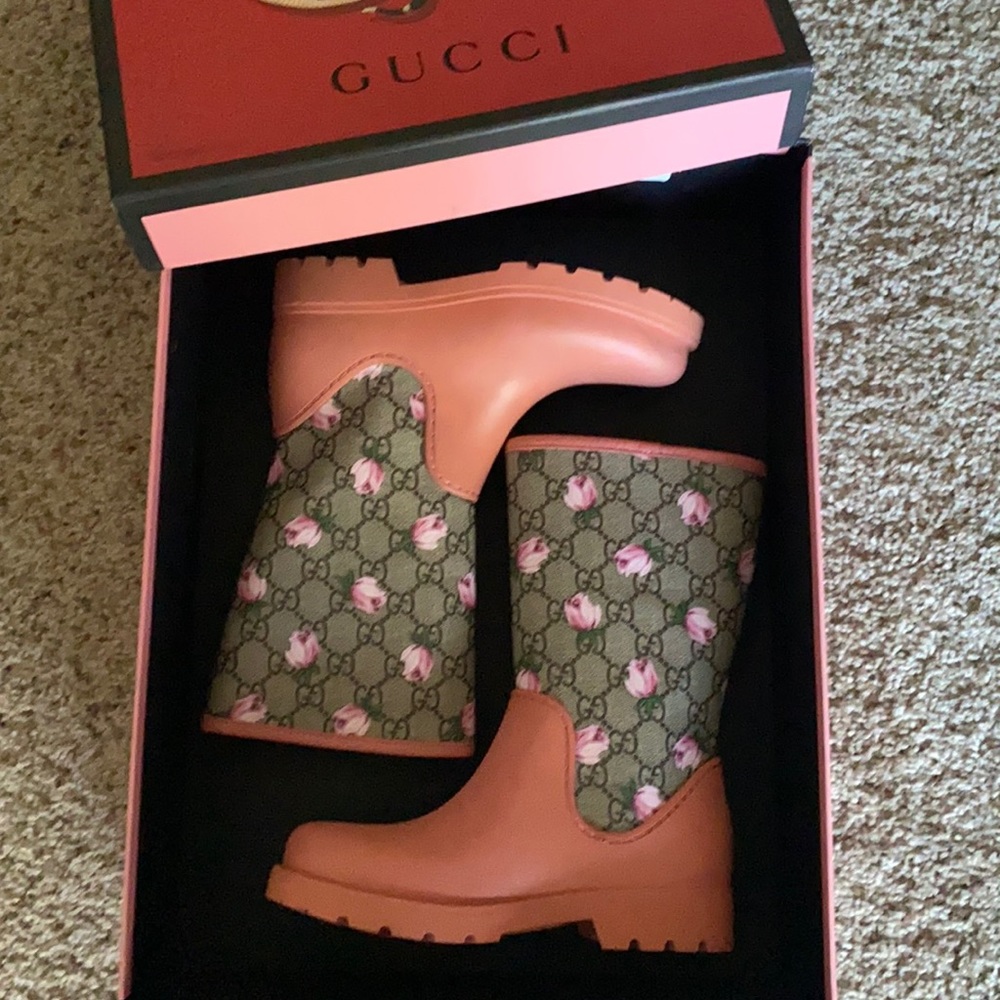 Gucci rain Boots